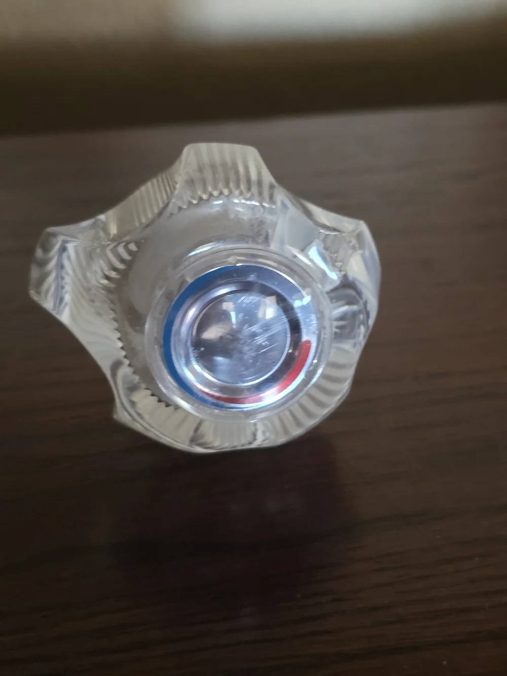 MOEN Clear Acrylic Shower Faucet Handle with Red & Blue Indicator
